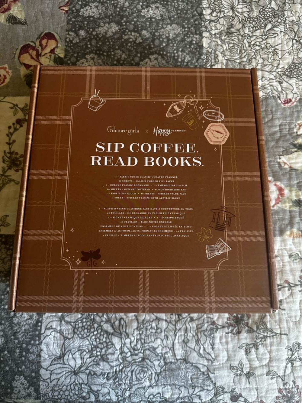 Gilmore Girls  Happy Planner Box “Sip Coffee Read Books” SOLD OUT- NEW SEALED